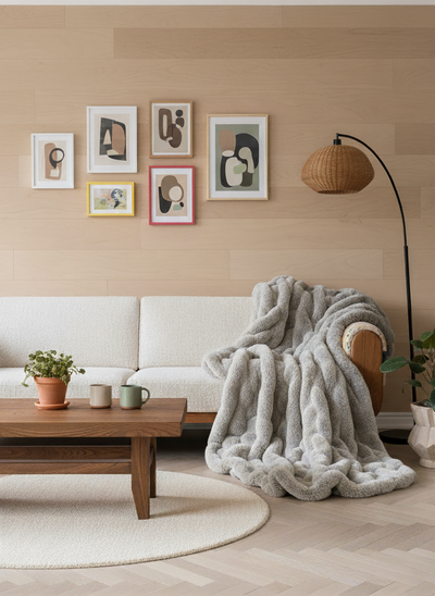 Nordic Happiness Double Hug - Cloud Touch & Silk Glow Tæppe