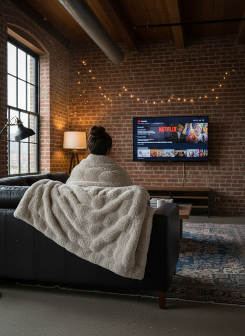 Nordic Happiness Double Hug - Cloud Touch & Silk Glow Tæppe